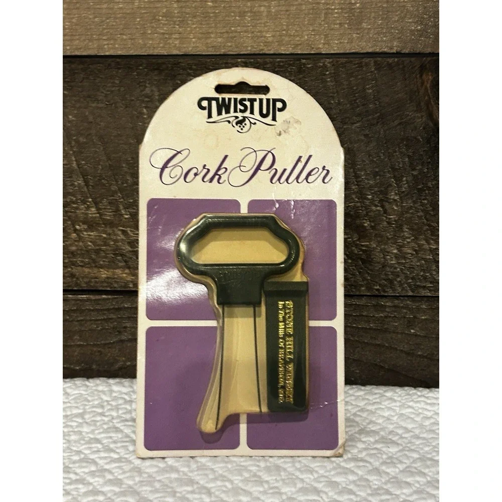 VINTAGE TWIST UP STONE HILL WINERY CORK PULLER‎ ( NEW )
